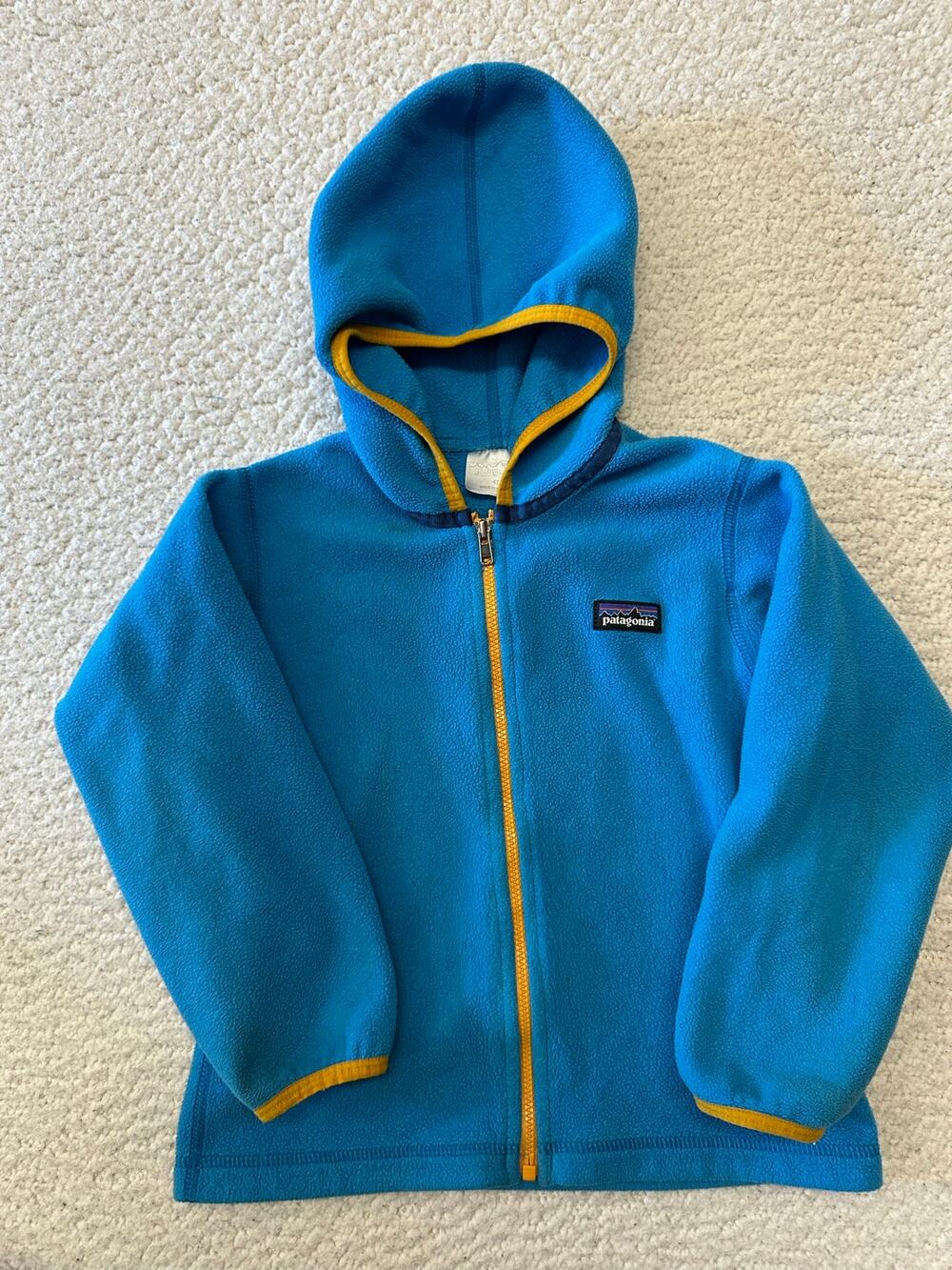 Patagonia Boys Fleece Hooded Jacket Size 4T
